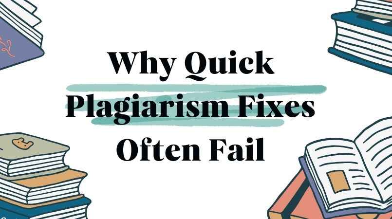 Why Quick Plagiarism Fixes Often Fail