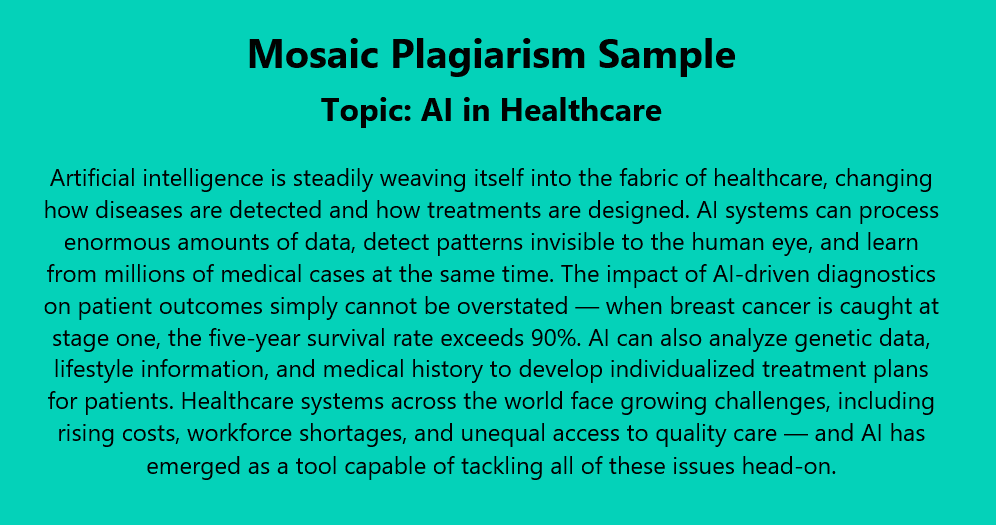 Mixed-Source Content With Minor Edits