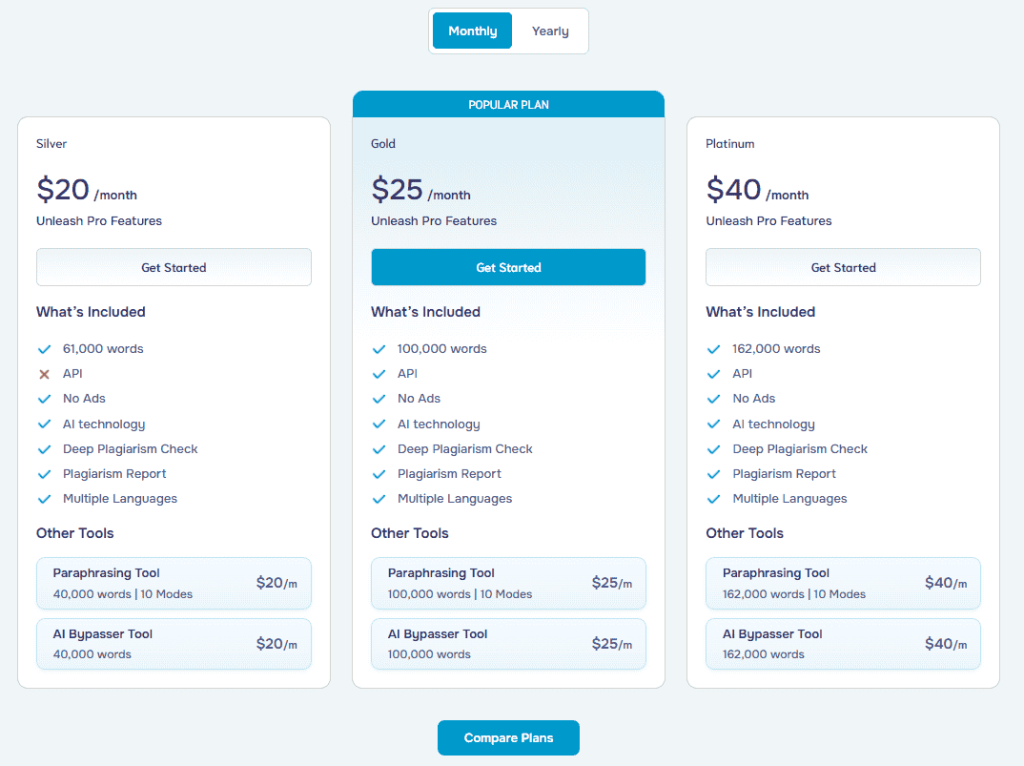 monthly payment plans