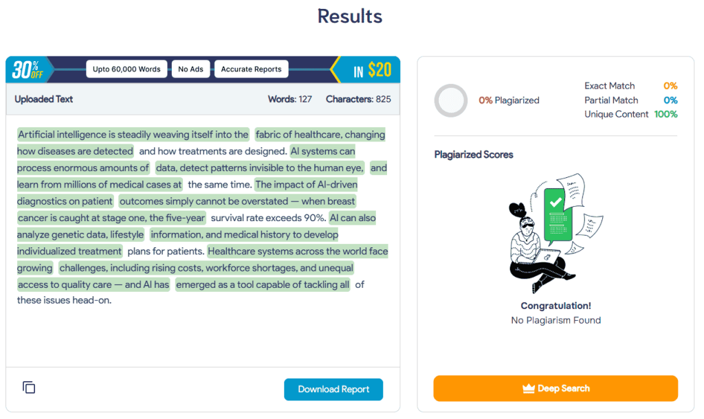 mosaic plagiarism sample results 