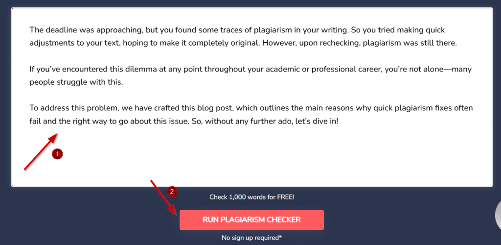 How to Run a Plagiarism Check on Quetext