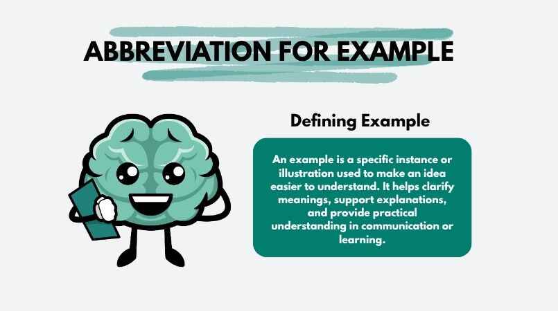 Abbreviation For Example