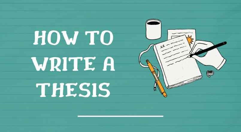 How to Write a Thesis