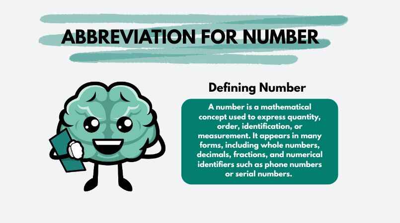 Abbreviations for Number