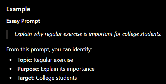 Essay Prompt