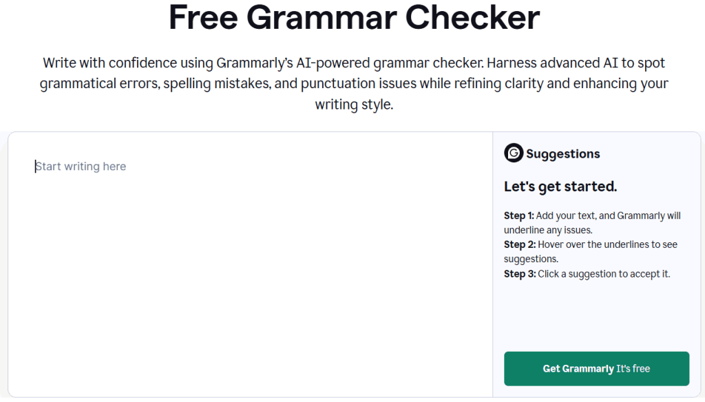 Grammarly best online grammar checker