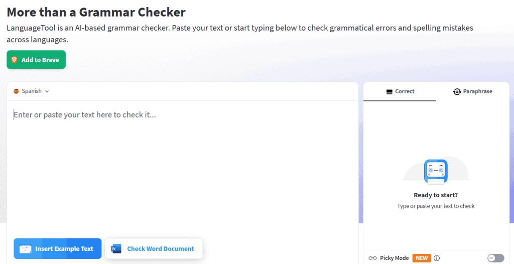 LanguageTool best online grammar checker