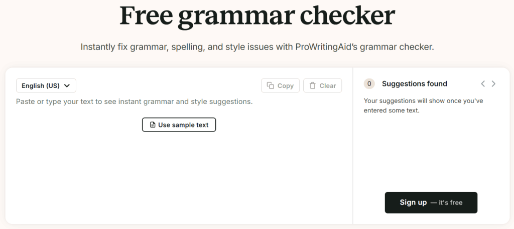 ProWritingAid best grammar checker